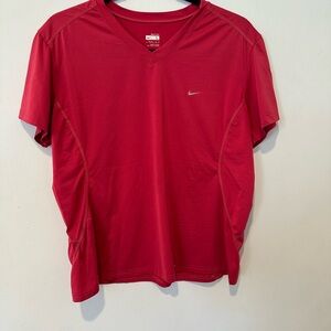 Nike Red/Pink Color Short Sleeve Tee